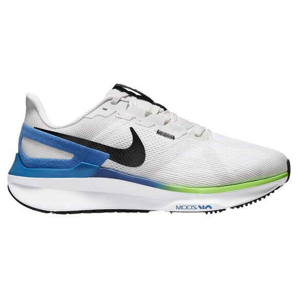 Nike Structure 25 - Size 9.5 Men Running Shoes White Star Blue DZ3488-100 NEW main image 8